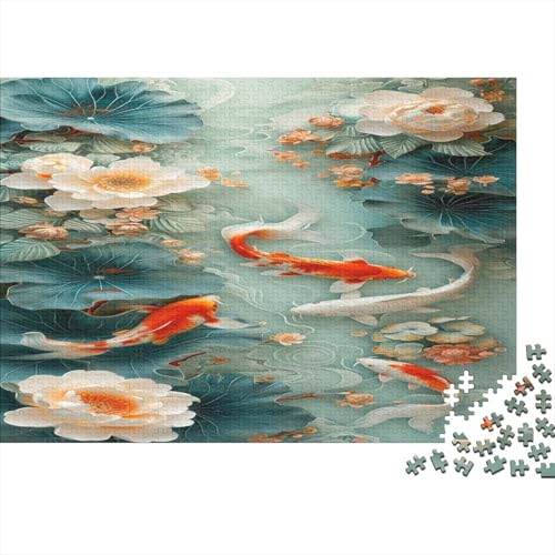 Koi 1000pcs (75x50cm) Puzzle, Lernspiel Impossible Fisch Herausforderungsspielzeug Für Erwachsene Teenager von kaiyun