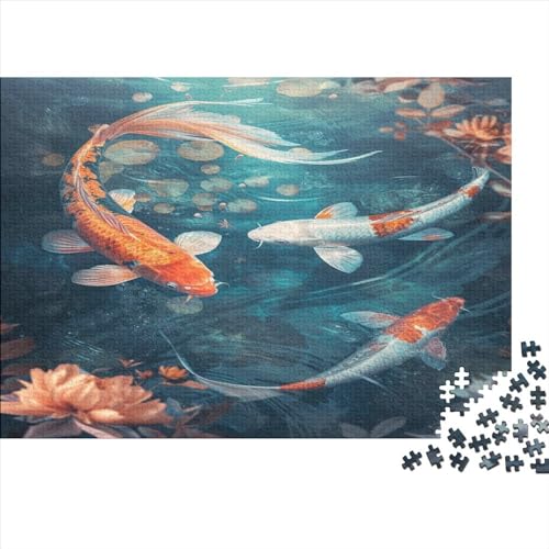 Koi 1000pcs (75x50cm) Puzzles, Die Für Erwachsene Und Personen Ab 14 Jahren Geeignet Sind Fisch von kaiyun