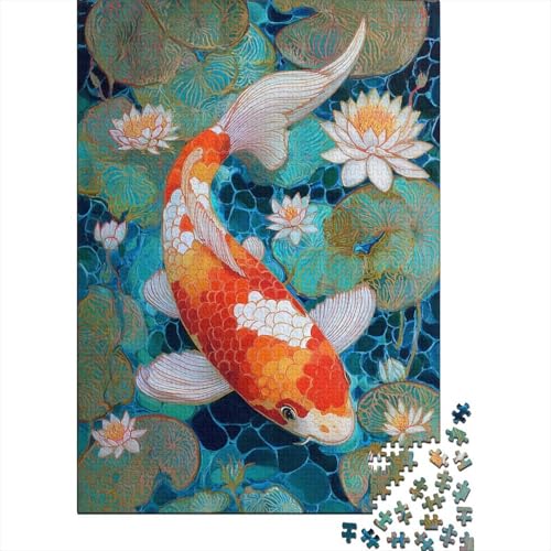 Koi-Fisch Puzzle 1000 Teile, Lernspiel, Unmöglich Acrylic Malstil, Anspruchsvolles Spielzeug Für Erwachsene Und Kinder Ab 14 Jahren 70x50cm/1000pcs Koi-Fisch Puzzle 1000 Teile, Lernspiel, Unmöglich Acrylic Malstil, Anspruchsvolles Spielzeug Für Erwachsene Und Kinder Ab 14 Jahren 70x50cm/1000pcs von kaiyun