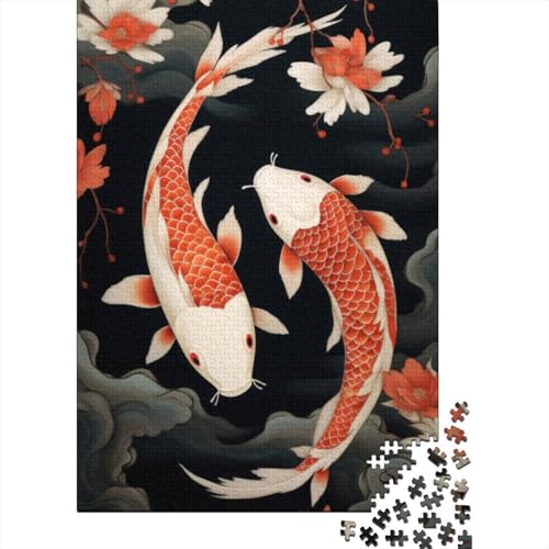 Koi Puzzle 38x26cm/1000pcs Erwachsene SeeRosa Puzzle,Home Decor Koi Puzzle 38x26cm/1000pcs Erwachsene SeeRosa Puzzle,Home Decor von kaiyun
