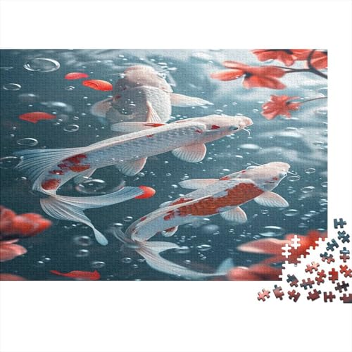 Koi Rätsel Für Erwachsene |Fisch| 1000pcs (75x50cm) Puzzles Lernspiele Home Decor von kaiyun