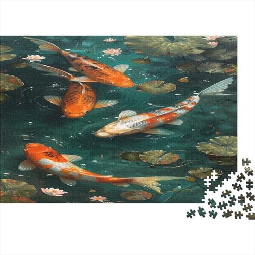 Koi Rätsel Für Erwachsene |Fisch| 1000pcs (75x50cm) Puzzles Lernspiele Home Decor von kaiyun