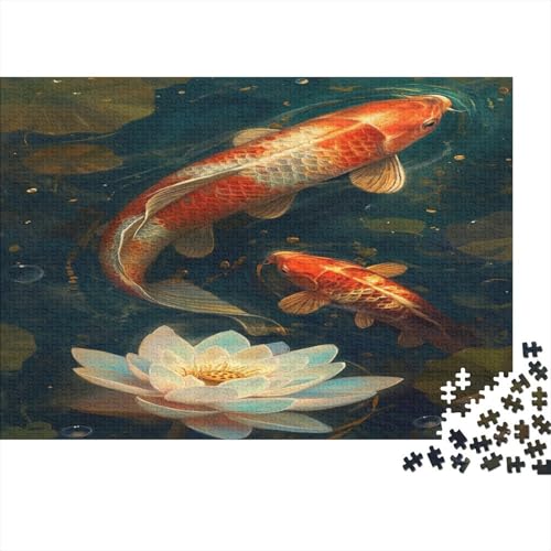 Koi Rätsel Für Erwachsene |Fisch| Familienspaß-Puzzles 1000pcs (75x50cm) von kaiyun