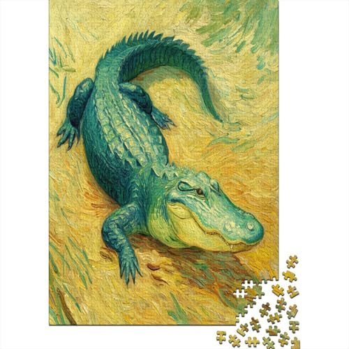 Krokodil1000Teile:UnmöglichesPuzzleFürErwachsene,Spiele,Geschenke,Kinder,Herausforderungs70x50cm/1000pcs von kaiyun