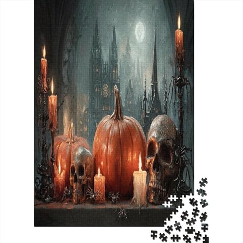 Kürbisse, Skelette, Spinnen, Kerzen Gothic Katzehedrals Puzzle 1000 Teile Für Erwachsene, Lernspiele, Heimdekoration70x50cm/1000pcs Kürbisse, Skelette, Spinnen, Kerzen Gothic Katzehedrals Puzzle 1000 Teile Für Erwachsene, Lernspiele, Heimdekoration70x50cm/1000pcs von kaiyun