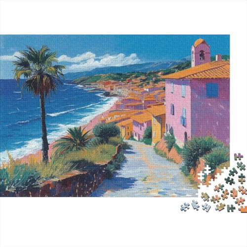 Küstenstadt 1000pcs (75x50cm) Puzzles, Die Für Erwachsene Und Personen Ab 14 Jahren Geeignet Sind Gebäude von kaiyun