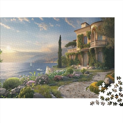 Küstenstadt Rätsel Für Erwachsene |Meerblick| 1000pcs (75x50cm) Puzzles Lernspiele Home Decor von kaiyun