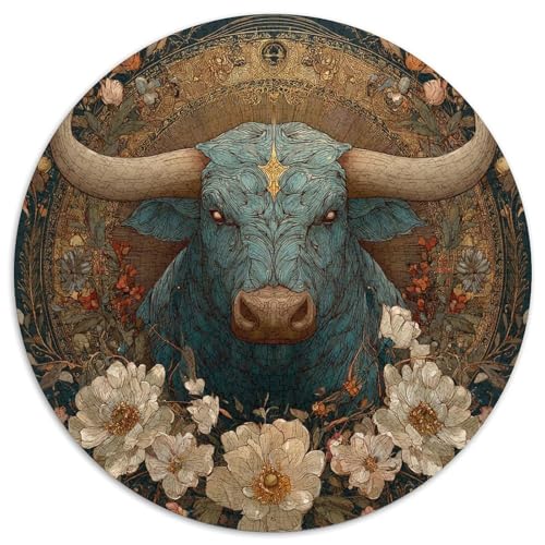 Kuh 1000pcs (67.5x67.5cm) Puzzle, Lernspiel Impossible Blumen Herausforderungsspielzeug Für Erwachsene Teenager von kaiyun
