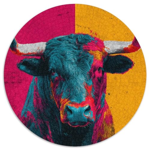 Kuh Pop Kunststil Rätsel Für Erwachsene || Familienspaß-Puzzles 1000pcs (67.5x67.5cm) von kaiyun