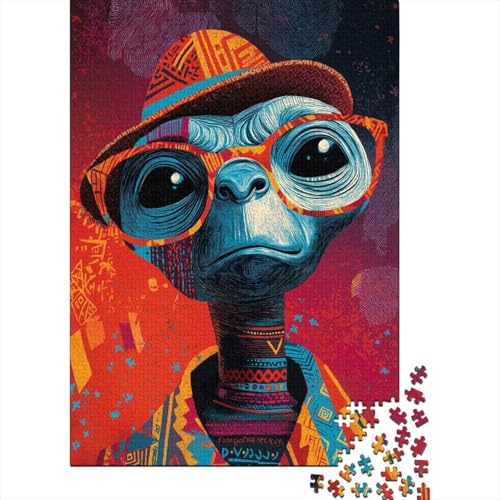 Kunststil Alien ET1000 Teile: Unmögliches Puzzle Für Erwachsene, Spiele, Geschenke, Kinder, Herausforderungs70x50cm/1000pcs von kaiyun