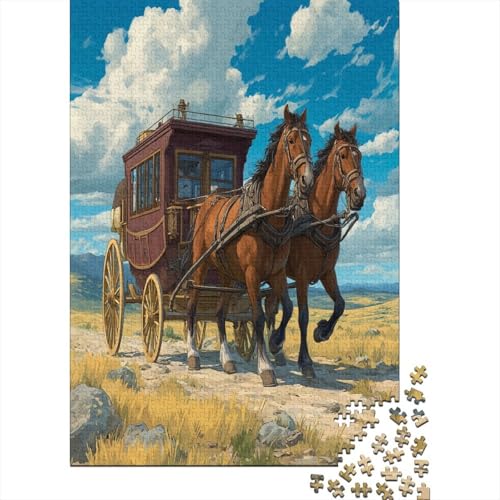 Kutsche- Brown Horse Puzzle 1000 Teile Für Erwachsene, Lernspiele, Heimdekoration38x26cm/1000pcs Kutsche- Brown Horse Puzzle 1000 Teile Für Erwachsene, Lernspiele, Heimdekoration38x26cm/1000pcs von kaiyun