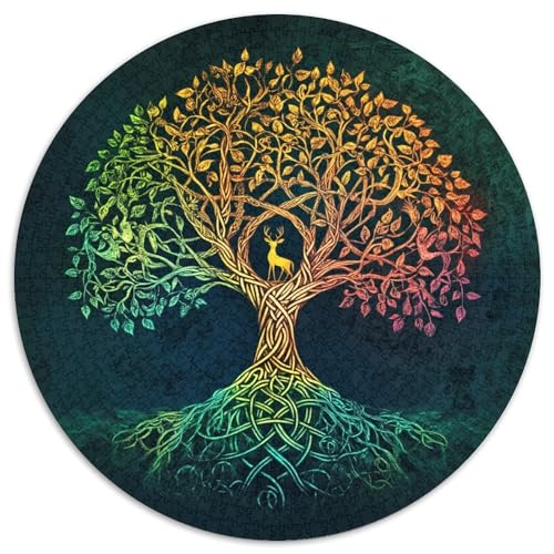 Lebensbaum 1000pcs (67.5x67.5cm) Puzzles, Die Für Erwachsene Und Personen Ab 14 Jahren Geeignet Sind Elegant Hirsch Pattern von kaiyun