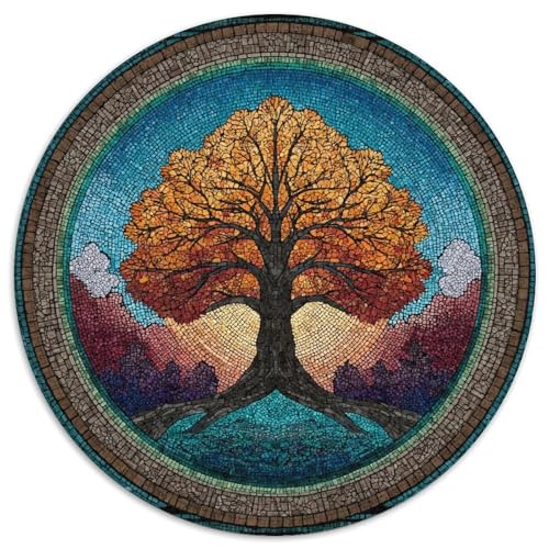Lebensbaum 1000pcs (67.5x67.5cm) Puzzles, Die Für Erwachsene Und Personen Ab 14 Jahren Geeignet Sind Mosaikillustration von kaiyun