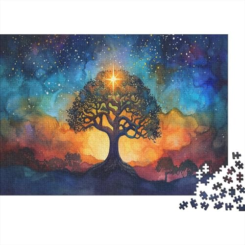 Lebensbaum Rätsel Für Erwachsene || 1000pcs (75x50cm) Puzzles Lernspiele Home Decor von kaiyun