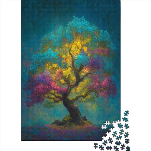 Lebensbaum1000 Teile: Unmögliches Puzzle Für Erwachsene, Spiele, Geschenke, Kinder, Herausforderungs70x50cm/1000pcs von kaiyun