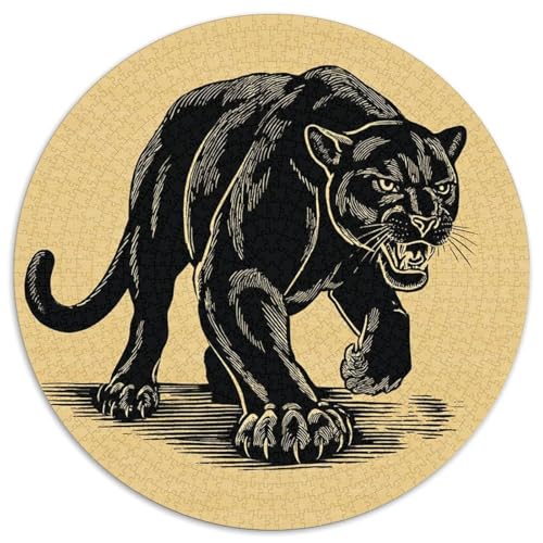 Leopard, Gemusterte Nachhaltige Für Erwachsene Hochwertige Holzspielpuzzles 1000pcs (67.5x67.5cm) von kaiyun