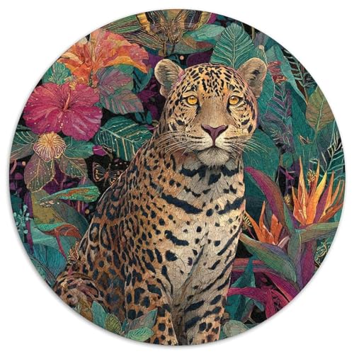 Leopard 1000pcs (67.5x67.5cm) Puzzles, Die Für Erwachsene Und Personen Ab 14 Jahren Geeignet Sind Üppige Tropische Vegetation von kaiyun