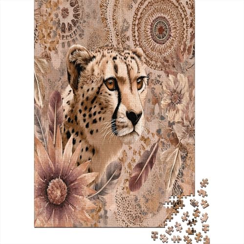 Leopard im Bohème-Stil, Mandala 70x50cm/1000pcs Schwer Puzzle Lernspiel Impossible Herausforderung Spielzeug Für Erwachsene Kinder Leopard im Bohème-Stil, Mandala 70x50cm/1000pcs Schwer Puzzle Lernspiel Impossible Herausforderung Spielzeug Für Erwachsene Kinder von kaiyun