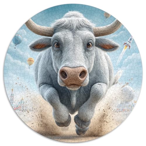 ,Let's Go, Kuh,1000pcs (67.5x67.5cm),DIY-Puzzle Für Erwachsene von kaiyun