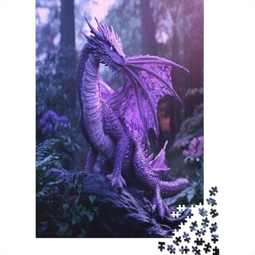 Lila Drache 38x26cm/1000pcs Schwer Puzzle Lernspiel Impossible Fantasy Wald Herausforderung Spielzeug Für Erwachsene Kinder Lila Drache 38x26cm/1000pcs Schwer Puzzle Lernspiel Impossible Fantasy Wald Herausforderung Spielzeug Für Erwachsene Kinder von kaiyun
