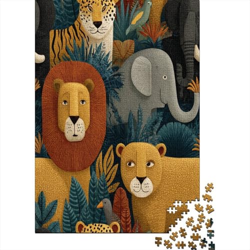 Löwe, Gepard, Tiger and Gray Elefant 38x26cm/1000pcs Schwer Puzzle Lernspiel Impossible Jagdmuster Herausforderung Spielzeug Für Erwachsene Kinder Löwe, Gepard, Tiger and Gray Elefant 38x26cm/1000pcs Schwer Puzzle Lernspiel Impossible Jagdmuster Herausforderung Spielzeug Für Erwachsene Kinder von kaiyun