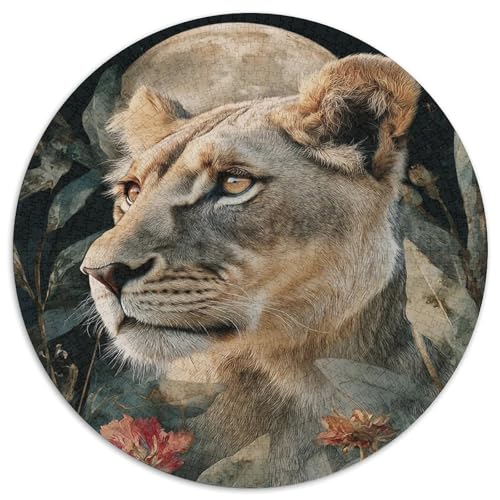 Löwe 1000pcs (67.5x67.5cm) Schwer Puzzle Lernspiel Impossible Super Flower Mond Herausforderung Spielzeug Für Erwachsene Kinder von kaiyun