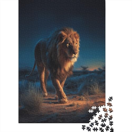 Löwe Walking in The Desert 70x50cm/1000pcs Puzzles, Die Für Erwachsene Und Personen Ab 14 Jahren Geeignet Sind Löwe Walking in The Desert 70x50cm/1000pcs Puzzles, Die Für Erwachsene Und Personen Ab 14 Jahren Geeignet Sind von kaiyun