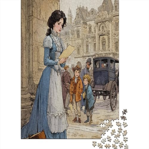 Londoner Architektur des 20. Jahrhunderts Puzzle 1000 Teile, Lernspiel, Unmöglich Junge Frau, Anspruchsvolles Spielzeug Für Erwachsene Und Kinder Ab 14 Jahren 38x26cm/1000pcs von kaiyun