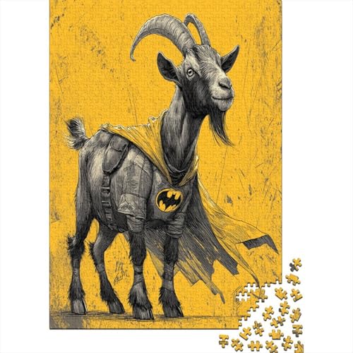 Long-Horned Ziege Puzzle 1000 Teile, Lernspiel, Unmöglich Cartoon-Stil, Anspruchsvolles Spielzeug Für Erwachsene Und Kinder Ab 14 Jahren 70x50cm/1000pcs Long-Horned Ziege Puzzle 1000 Teile, Lernspiel, Unmöglich Cartoon-Stil, Anspruchsvolles Spielzeug Für Erwachsene Und Kinder Ab 14 Jahren 70x50cm/1000pcs von kaiyun