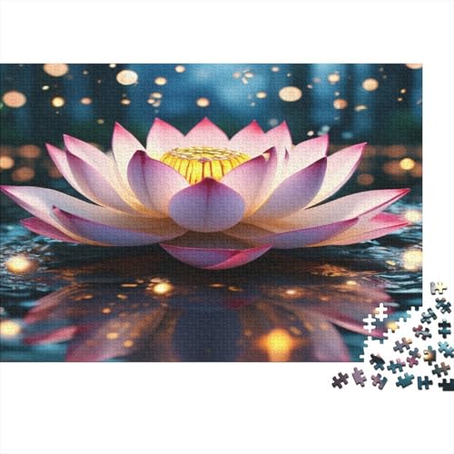 Lotus 1000pcs (75x50cm) Puzzle, Lernspiel Impossible Herausforderungsspielzeug Für Erwachsene Teenager von kaiyun