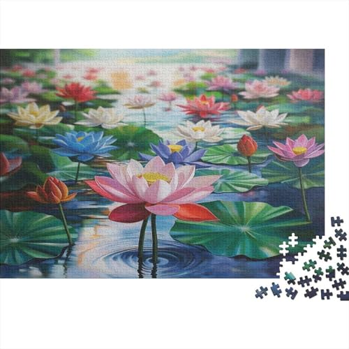 Lotus 1000pcs (75x50cm) Puzzles, Die Für Erwachsene Und Personen Ab 14 Jahren Geeignet Sind Teich von kaiyun