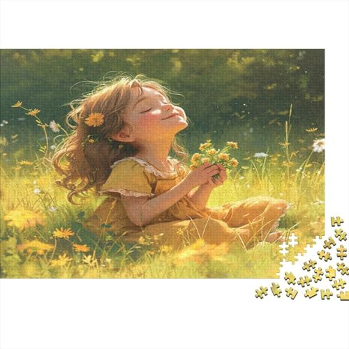 Mädchen 1000pcs (75x50cm) Schwer Puzzle Lernspiel Impossible Blumen Herausforderung Spielzeug Für Erwachsene Kinder von kaiyun