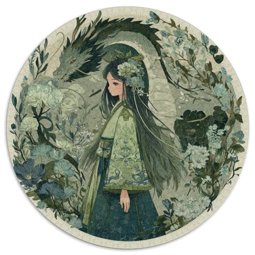 Mädchen Rätsel Für Erwachsene |Drache| 1000pcs (67.5x67.5cm) Puzzles Lernspiele Home Decor von kaiyun