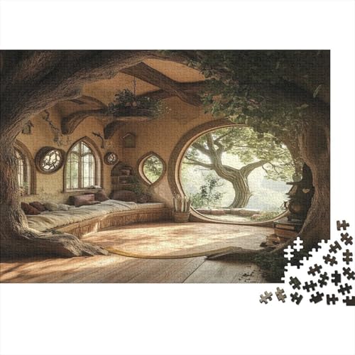 Märchenwelt Rätsel Für Erwachsene |Baumhauszimmer| 1000pcs (75x50cm) Puzzles Lernspiele Home Decor von kaiyun