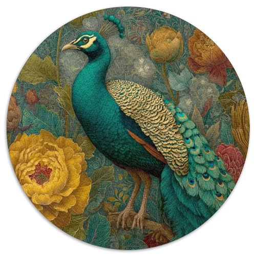 Majestätischer Pfau,Rätsel Für Erwachsene 1000pcs (67.5x67.5cm),Herausforderungsspiele Artistic Style of Spray Gun von kaiyun