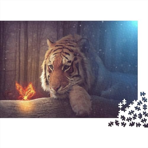 Majestätischer Tiger 1000pcs (75x50cm) Puzzle, Lernspiel Impossible Herausforderungsspielzeug Für Erwachsene Teenager von kaiyun