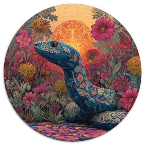 Malaiische Blaue Korallenschlange und Blumen Rätsel Für Erwachsene || 1000pcs (67.5x67.5cm) Puzzles Lernspiele Home Decor von kaiyun