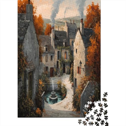 Malerisches Retro-Dorf im Herbst 38x26cm/1000pcs Puzzle, Lernspiel Impossible Herausforderungsspielzeug Für Erwachsene Teenager Malerisches Retro-Dorf im Herbst 38x26cm/1000pcs Puzzle, Lernspiel Impossible Herausforderungsspielzeug Für Erwachsene Teenager von kaiyun