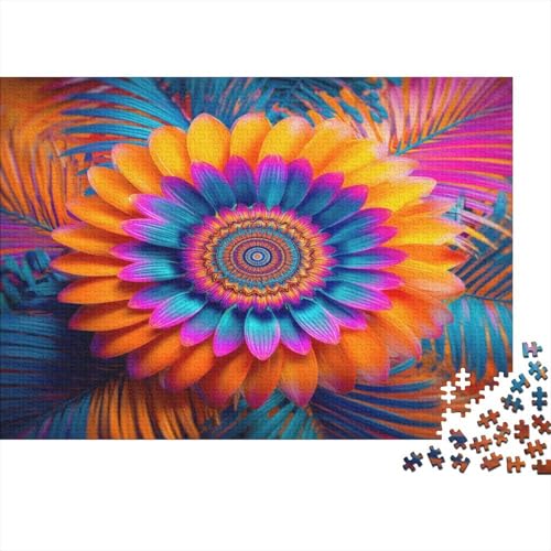 Mandala 1000pcs (75x50cm) Puzzle, Lernspiel Impossible Tropischer Strand Herausforderungsspielzeug Für Erwachsene Teenager von kaiyun