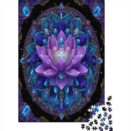 Mandala 70x50cm/1000pcs Schwer Puzzle Lernspiel Impossible Lotus Herausforderung Spielzeug Für Erwachsene Kinder von kaiyun