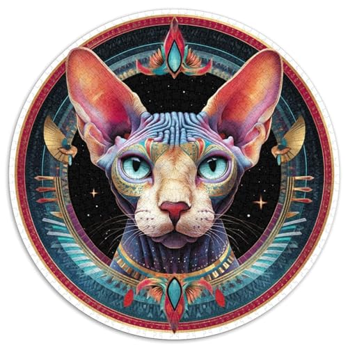 Mandala Katze Puzzle 1000pcs (67.5x67.5cm) Erwachsene Puzzle,Home Decor von kaiyun