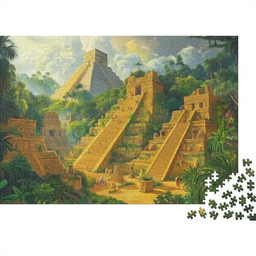 Maya-Stadt 1000pcs (75x50cm) Puzzles, Die Für Erwachsene Und Personen Ab 14 Jahren Geeignet Sind Pyramideen-Observatorium von kaiyun
