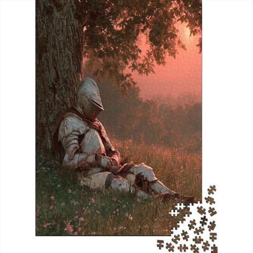 Medieval Ritter Resting Against A Tree Renaissance-Stil Puzzle 1000 Teile Für Erwachsene, Lernspiele, Heimdekoration38x26cm/1000pcs Medieval Ritter Resting Against A Tree Renaissance-Stil Puzzle 1000 Teile Für Erwachsene, Lernspiele, Heimdekoration38x26cm/1000pcs von kaiyun