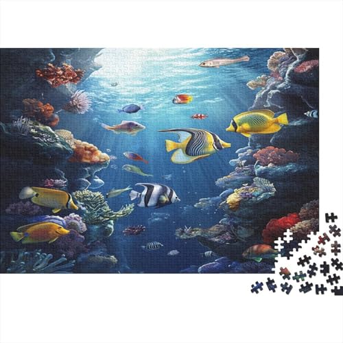 Meereslebewesen 1000pcs (75x50cm) Puzzles, Die Für Erwachsene Und Personen Ab 14 Jahren Geeignet Sind Verschiedene Fische von kaiyun