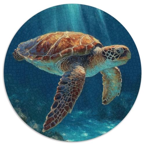 Meeresschildkröte, blaues Meereslicht Rätsel Für Erwachsene || 1000pcs (67.5x67.5cm) Puzzles Lernspiele Home Decor von kaiyun