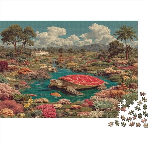 Meeresschildkröten,Rätsel Für Erwachsene 1000pcs (75x50cm),Herausforderungsspiele von kaiyun