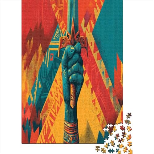 Metallschwert 38x26cm/1000pcs Schwer Puzzle Lernspiel Impossible Stammesstil Herausforderung Spielzeug Für Erwachsene Kinder Metallschwert 38x26cm/1000pcs Schwer Puzzle Lernspiel Impossible Stammesstil Herausforderung Spielzeug Für Erwachsene Kinder von kaiyun