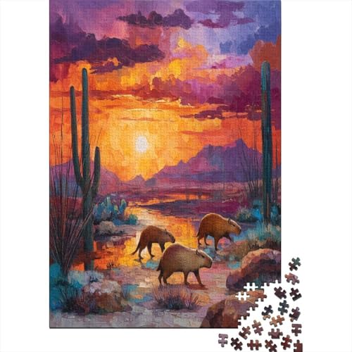 Mexikanische Landschaft Rätsel Für Erwachsene |Kaktuswüste, süßes Wasserschwein| 38x26cm/1000pcs Puzzles Lernspiele Home Decor Mexikanische Landschaft Rätsel Für Erwachsene |Kaktuswüste, süßes Wasserschwein| 38x26cm/1000pcs Puzzles Lernspiele Home Decor von kaiyun