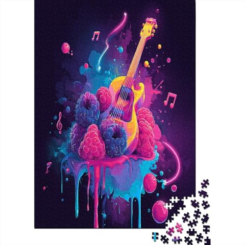 Mit Neonfarben und Notenelementen 70x50cm/1000pcs Puzzle, Lernspiel Impossible Herausforderungsspielzeug Für Erwachsene Teenager von kaiyun