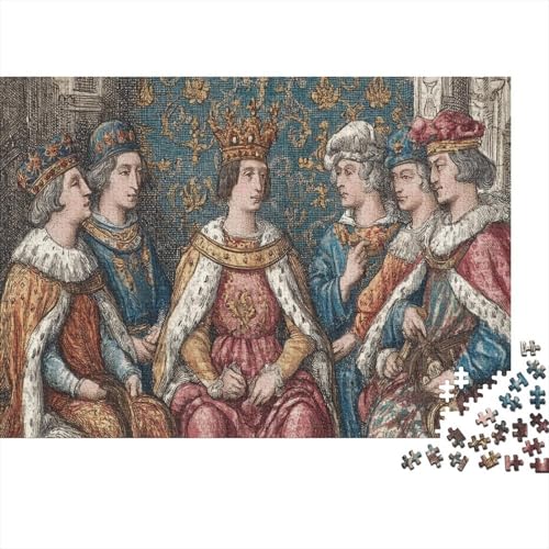 Mittelalterliche Handschriftenillustrationen 1000pcs (75x50cm) Puzzles, Die Für Erwachsene Und Personen Ab 14 Jahren Geeignet Sind von kaiyun
